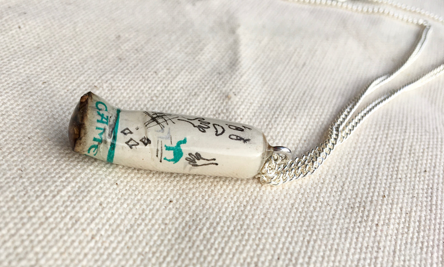 Graffiti Cigarette Butt Necklace-Jetpack Hom(m)e-APOC STORE
