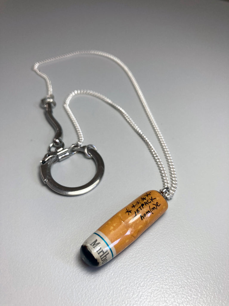 Jetpack Hom(m)e Cigarette Butt Necklace – APOC STORE