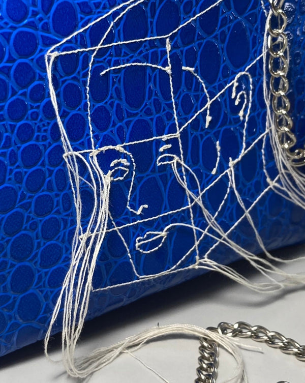 Embroidered Mini Bag Blue-Jetpack Hom(m)e-APOC STORE