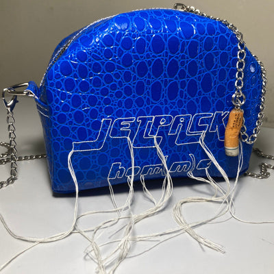Embroidered Mini Bag Blue-Jetpack Hom(m)e-APOC STORE