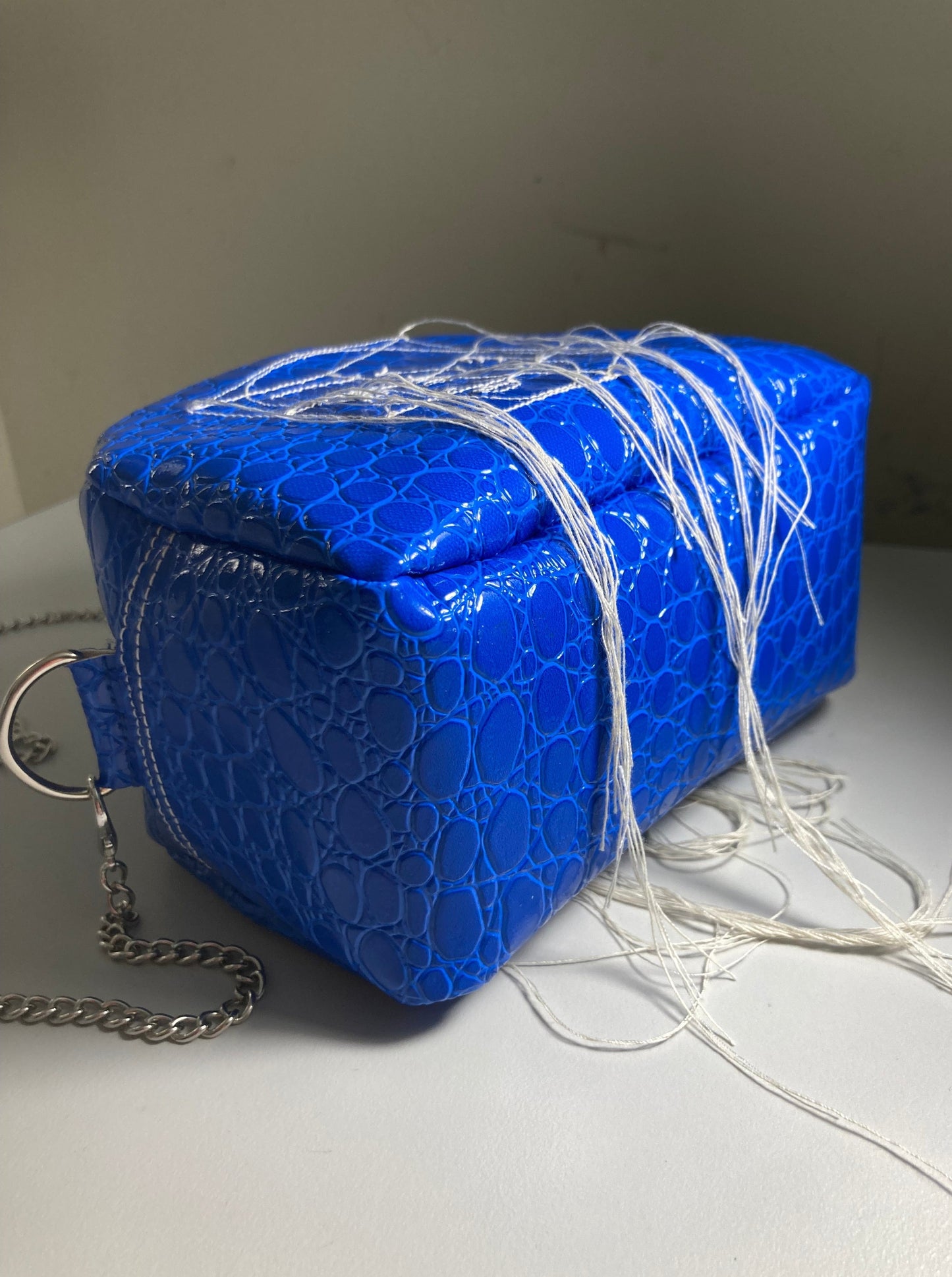 Embroidered Mini Bag Blue-Jetpack Hom(m)e-APOC STORE