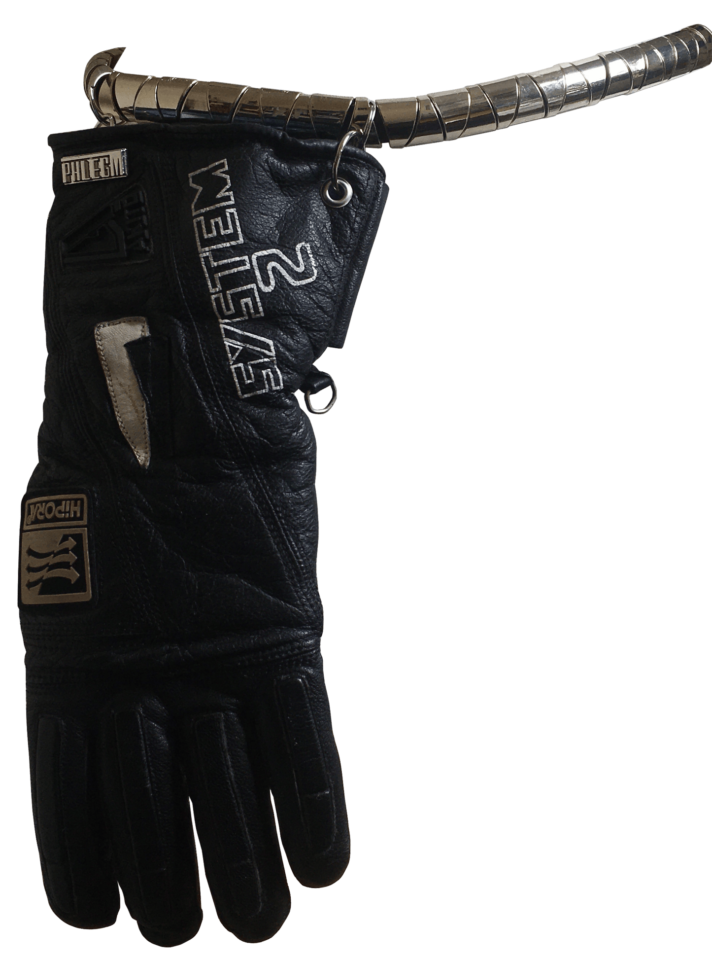 Black System Metal Belt Bag-phlegm-APOC STORE