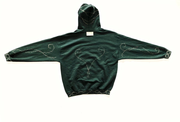 Ritual Hoodie Forest Green-Thibaut Knapp-APOC STORE