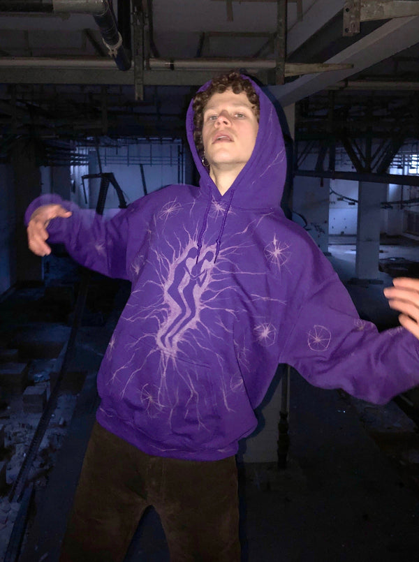 Ritual Hoodie Electric Violet-Thibaut Knapp-APOC STORE