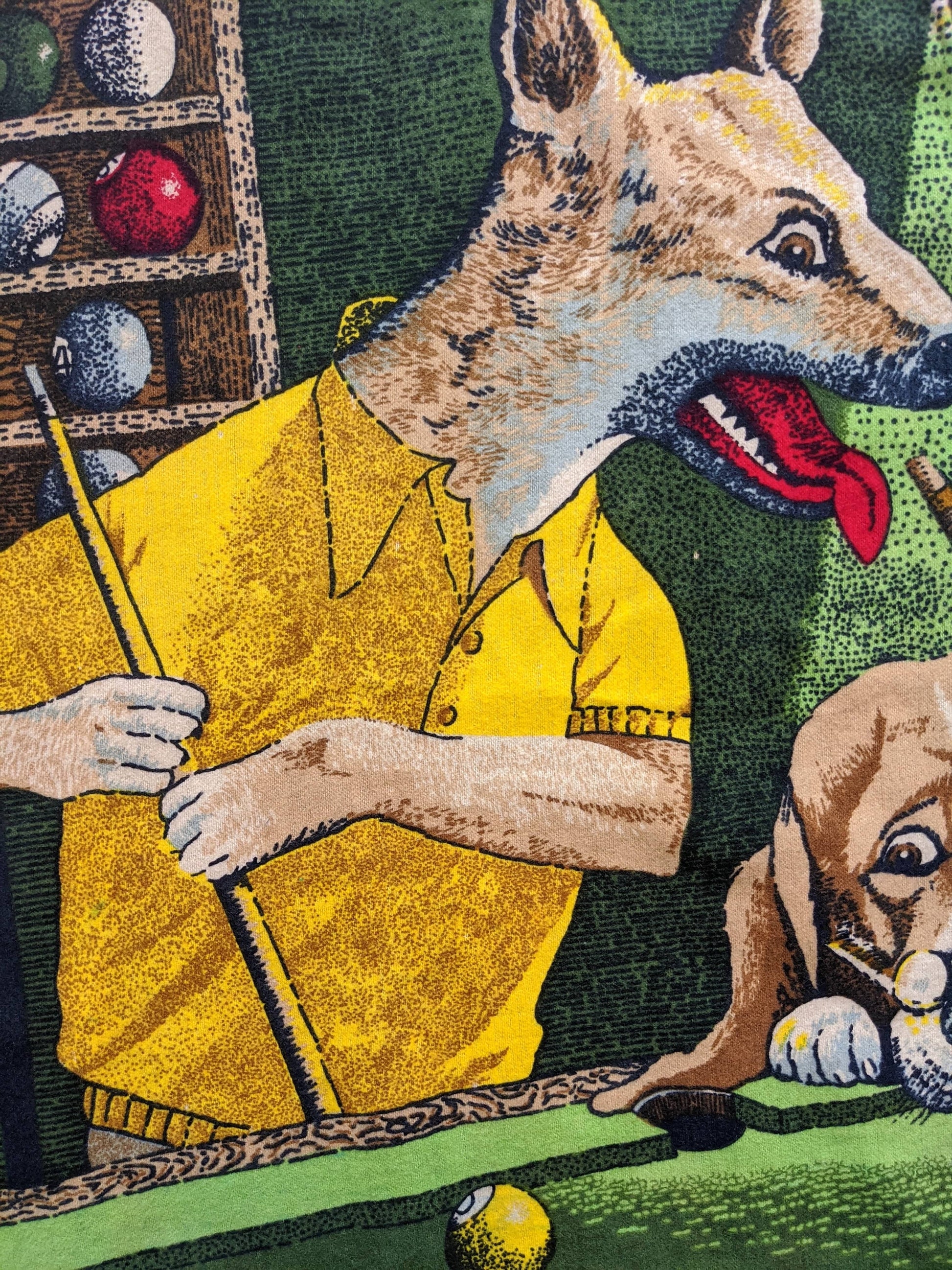 Dogs Playing Pool T-shirt-Adam Jones-APOC STORE