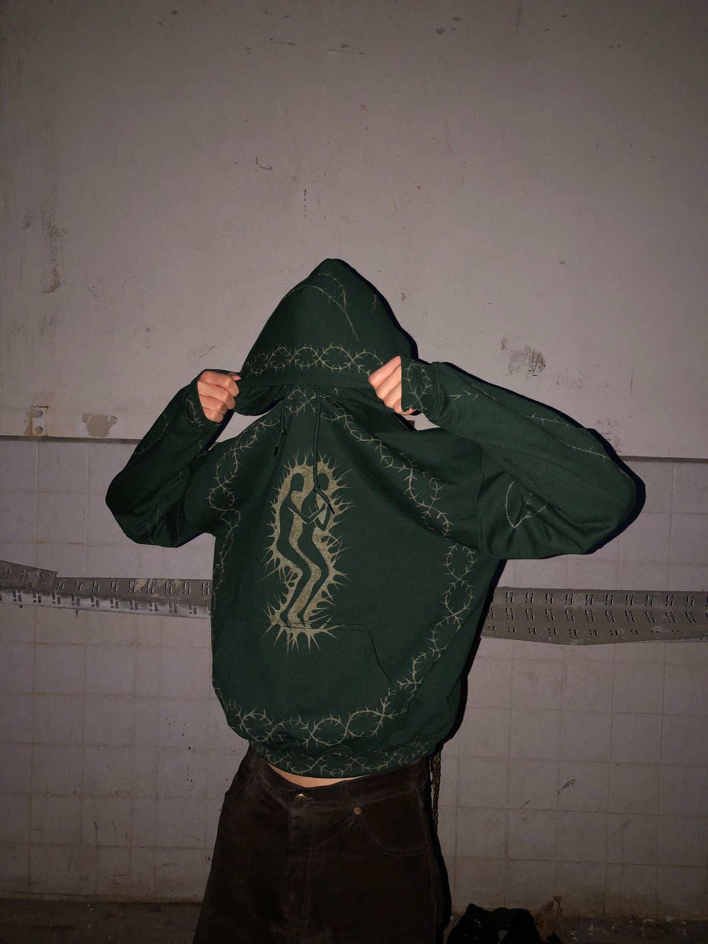 Ritual Hoodie Forest Green-Thibaut Knapp-APOC STORE