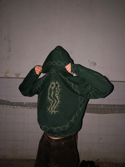 Ritual Hoodie Forest Green-Thibaut Knapp-APOC STORE