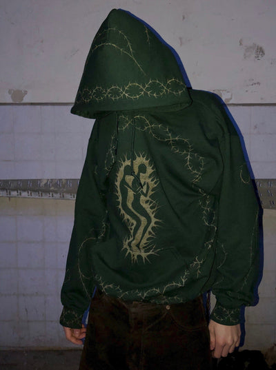 Ritual Hoodie Forest Green-Thibaut Knapp-APOC STORE