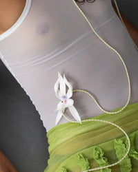 Ballerina Orchid Earrings-Baggira-APOC STORE