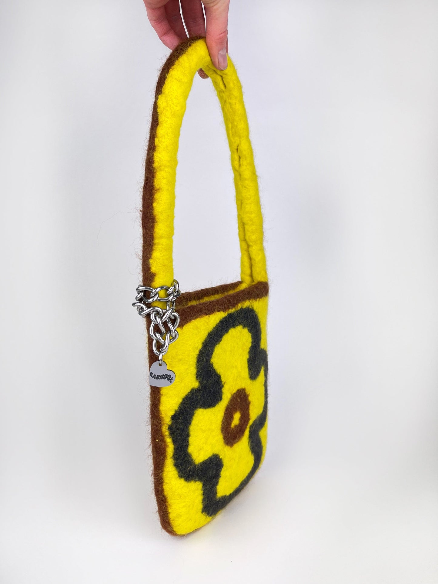 2D Yellow Mini Flower Bag-Carboot-APOC STORE