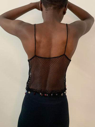 Crystal Mesh Top-Lou de Bètoly-APOC STORE