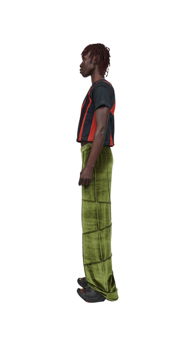 Olive Straight Leg Spider Pants-Karlaidlaw-APOC STORE