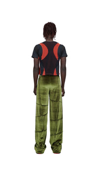 Olive Straight Leg Spider Pants-Karlaidlaw-APOC STORE