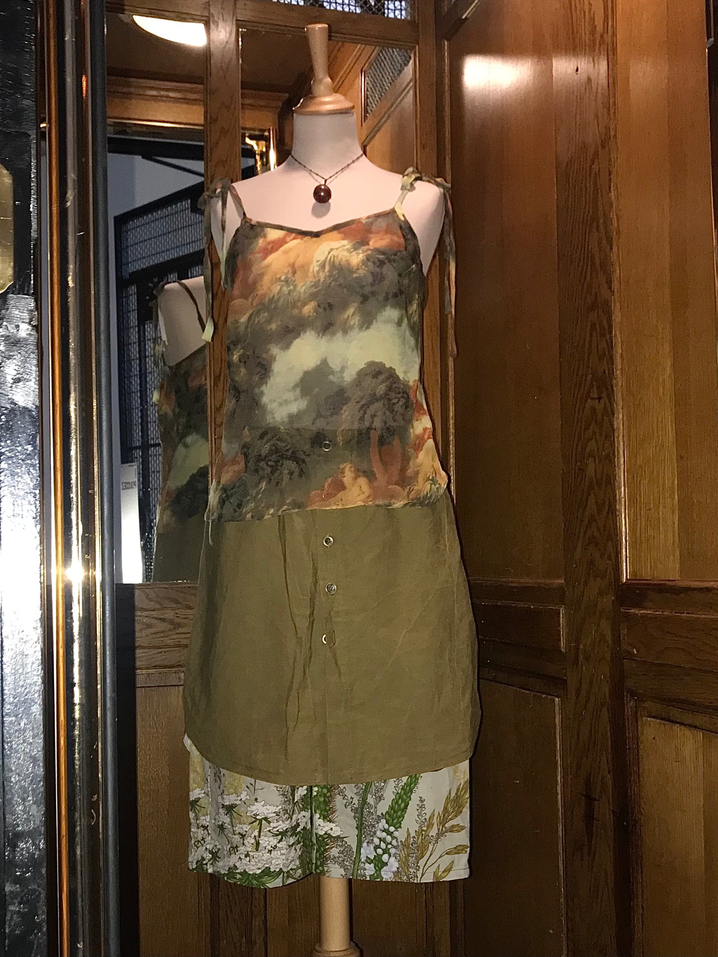 Baroque Silk Top-Polyhedron-APOC STORE