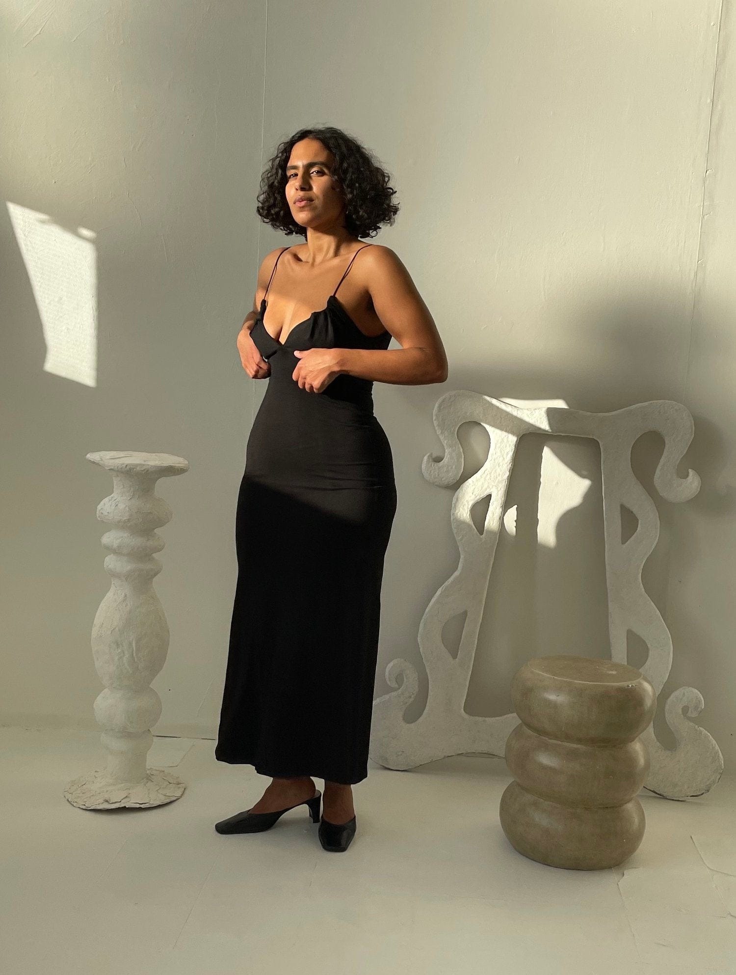 Amal Slip Dress-Nadine Mos-APOC STORE