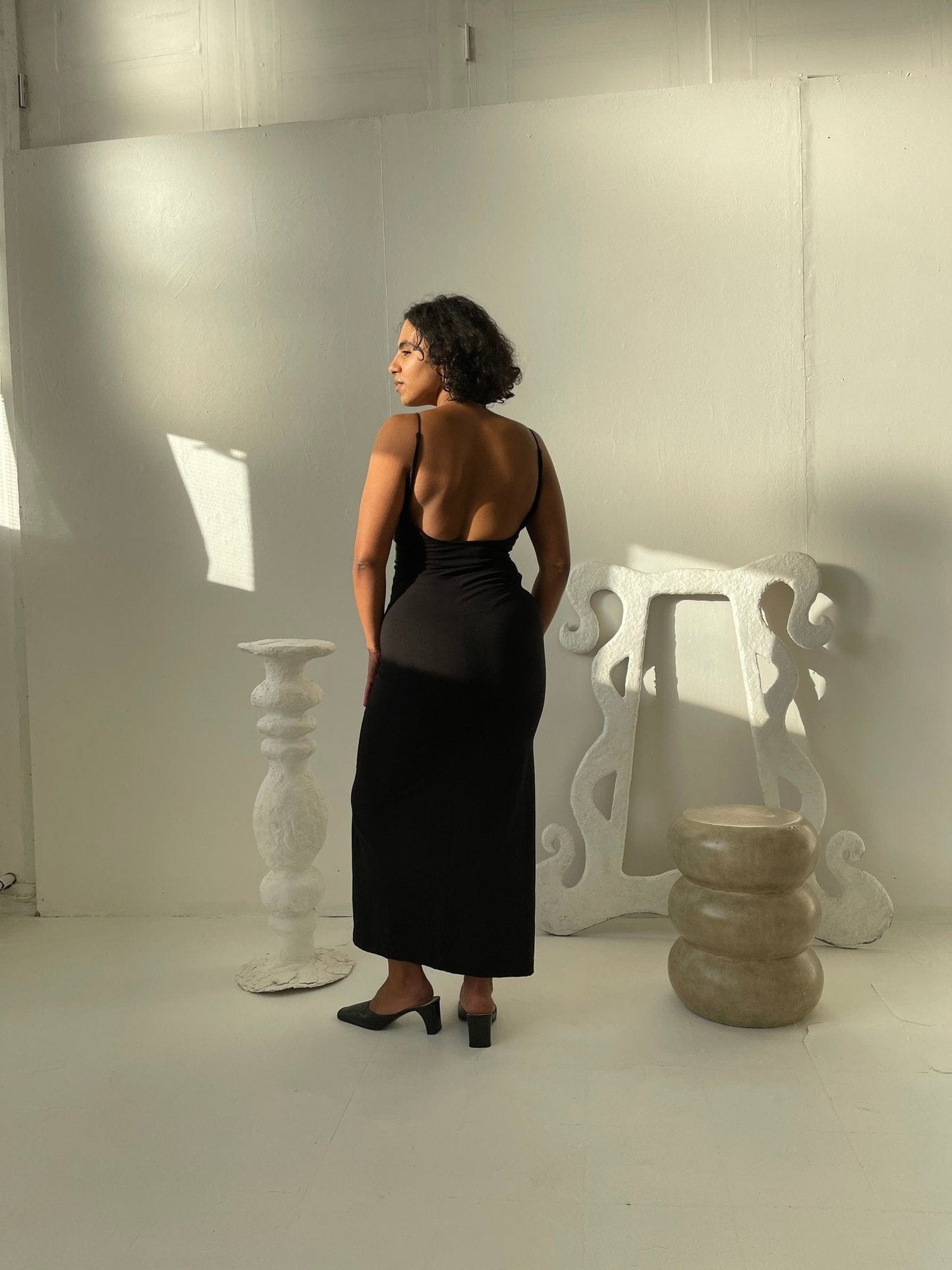 Amal Slip Dress-Nadine Mos-APOC STORE