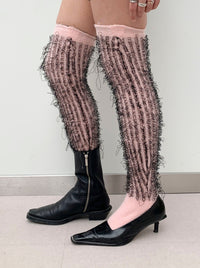 Hairy knitwear socks-TATi-APOC STORE