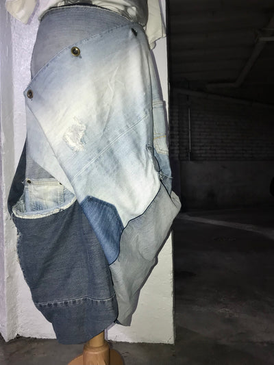 Denim Wrap-Polyhedron-APOC STORE