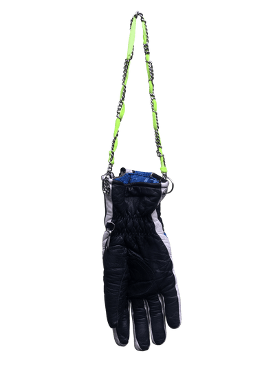 Blue and Black Neon Chain Handbag-phlegm-APOC STORE