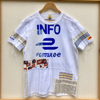 Pin-tuck Patchwork Shirts (White)-Jetpack Hom(m)e-APOC STORE