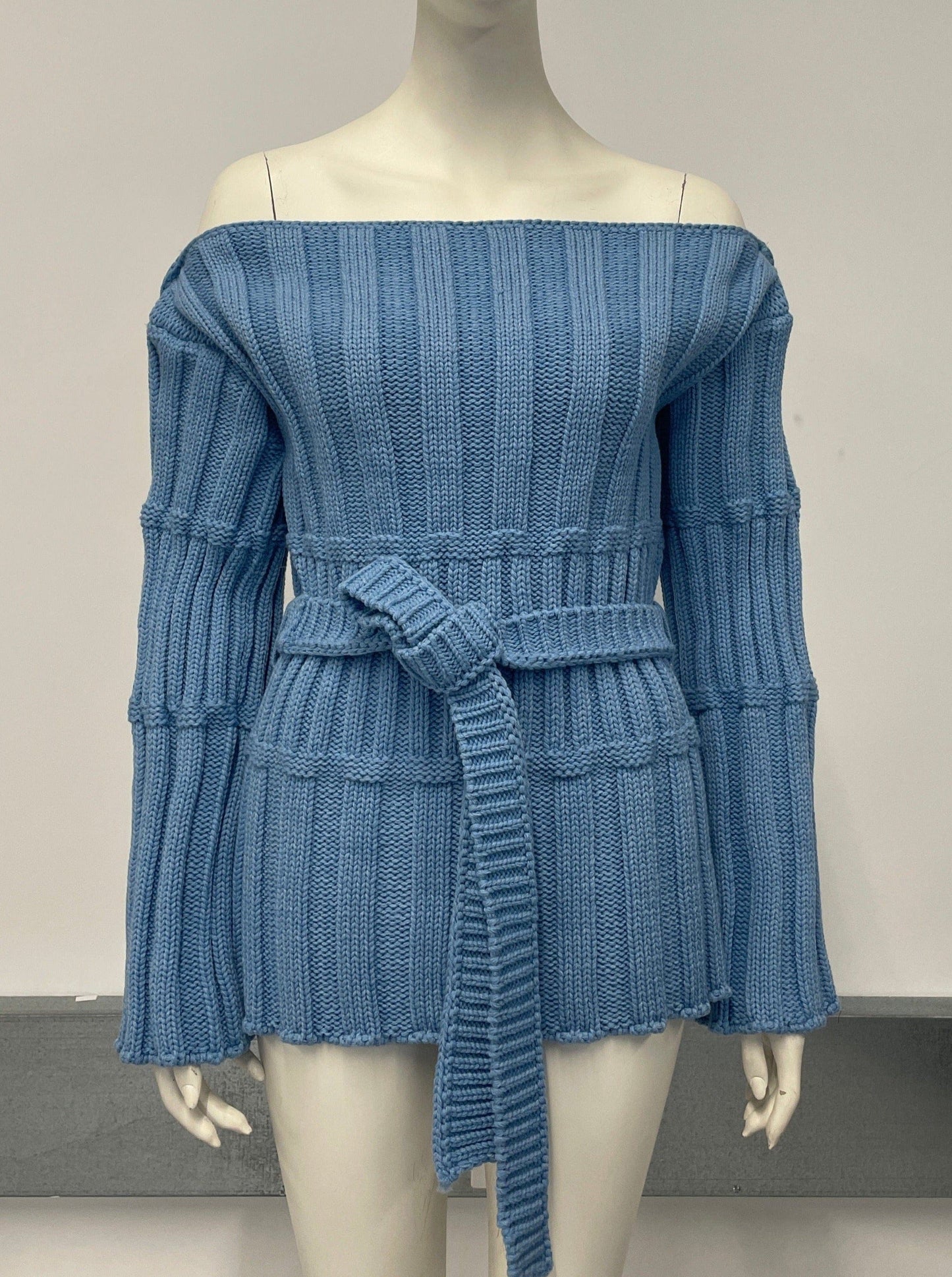 Blue Wide Neck (without top)-Richard Malone-APOC STORE