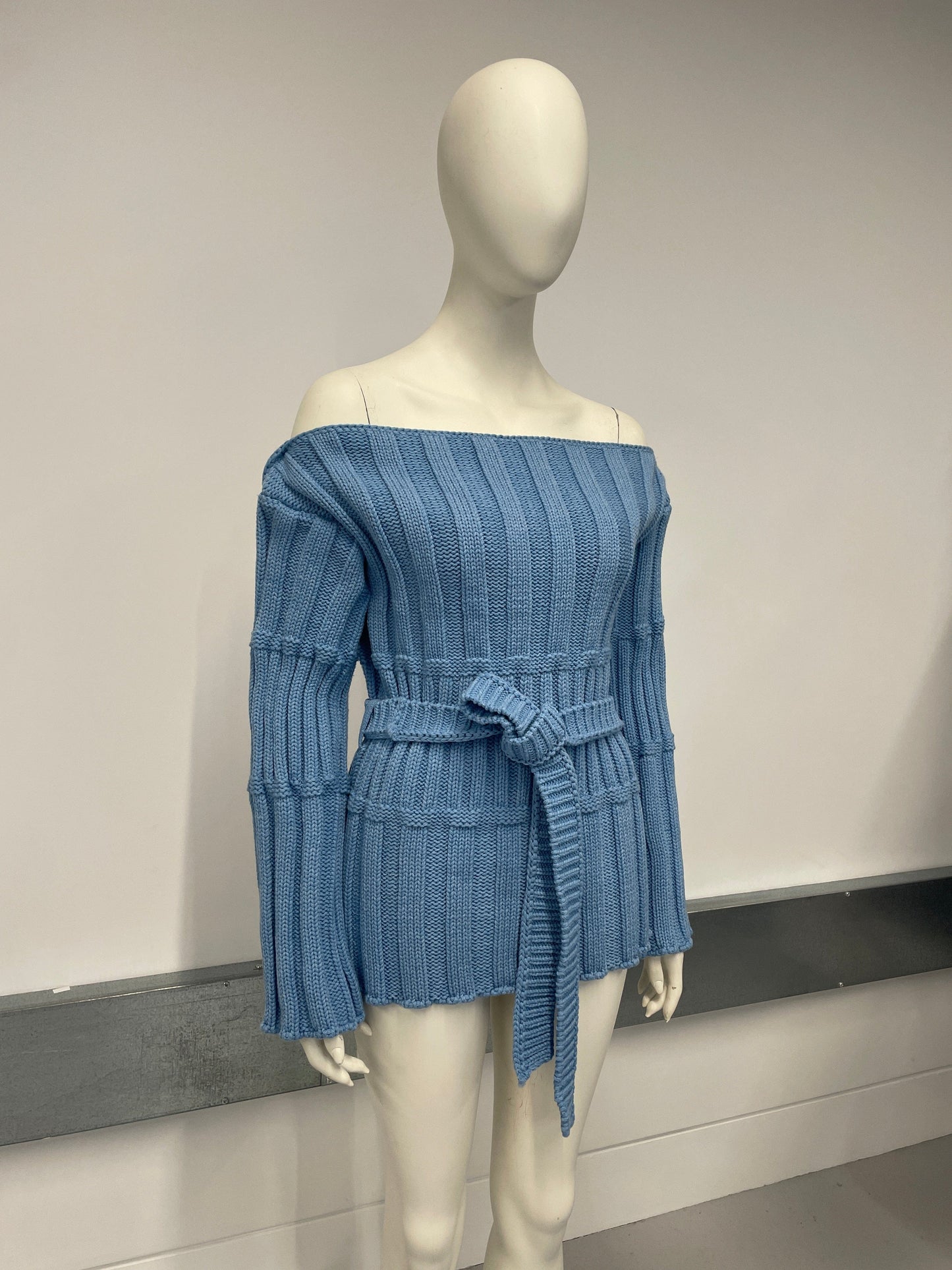 Blue Wide Neck (without top)-Richard Malone-APOC STORE