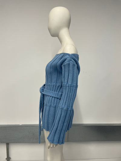 Blue Wide Neck (without top)-Richard Malone-APOC STORE