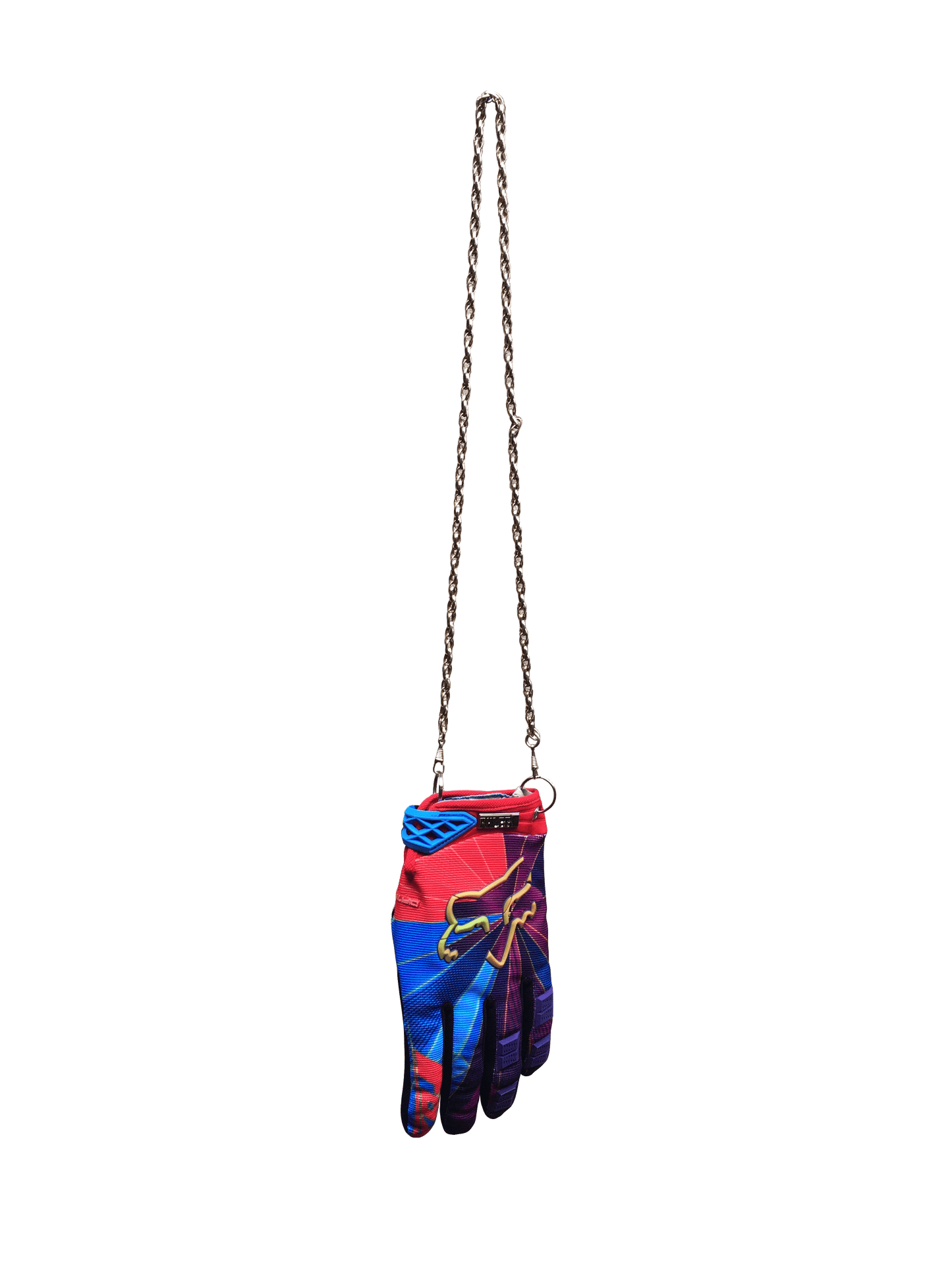 Red Fox Glove Gold Chain Handbag-phlegm-APOC STORE