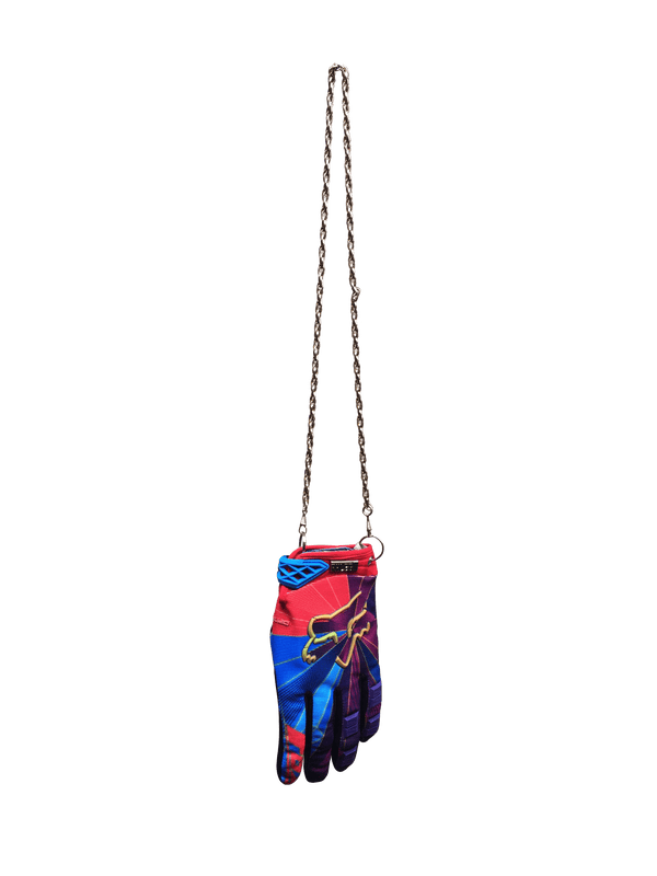 Red Fox Glove Gold Chain Handbag-phlegm-APOC STORE