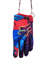 Red Fox Glove Gold Chain Handbag-phlegm-APOC STORE