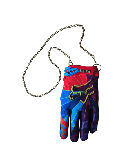 Red Fox Glove Gold Chain Handbag-phlegm-APOC STORE