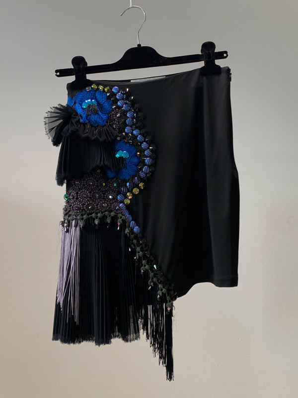 Embroidered Mini Skirt-Lou de Bètoly-APOC STORE