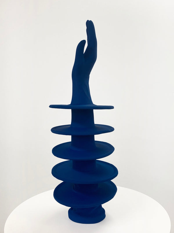 Navy Discs Glove-Sun Woo-APOC STORE