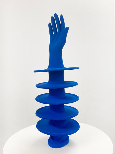 Royal Blue Discs Glove-Sun Woo-APOC STORE