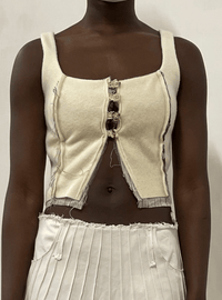 Felted Wool Corset-GARBAGE CORE-APOC STORE