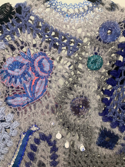 Cashmere Angora Crochet Embroidered Top-Lou de Bètoly-APOC STORE