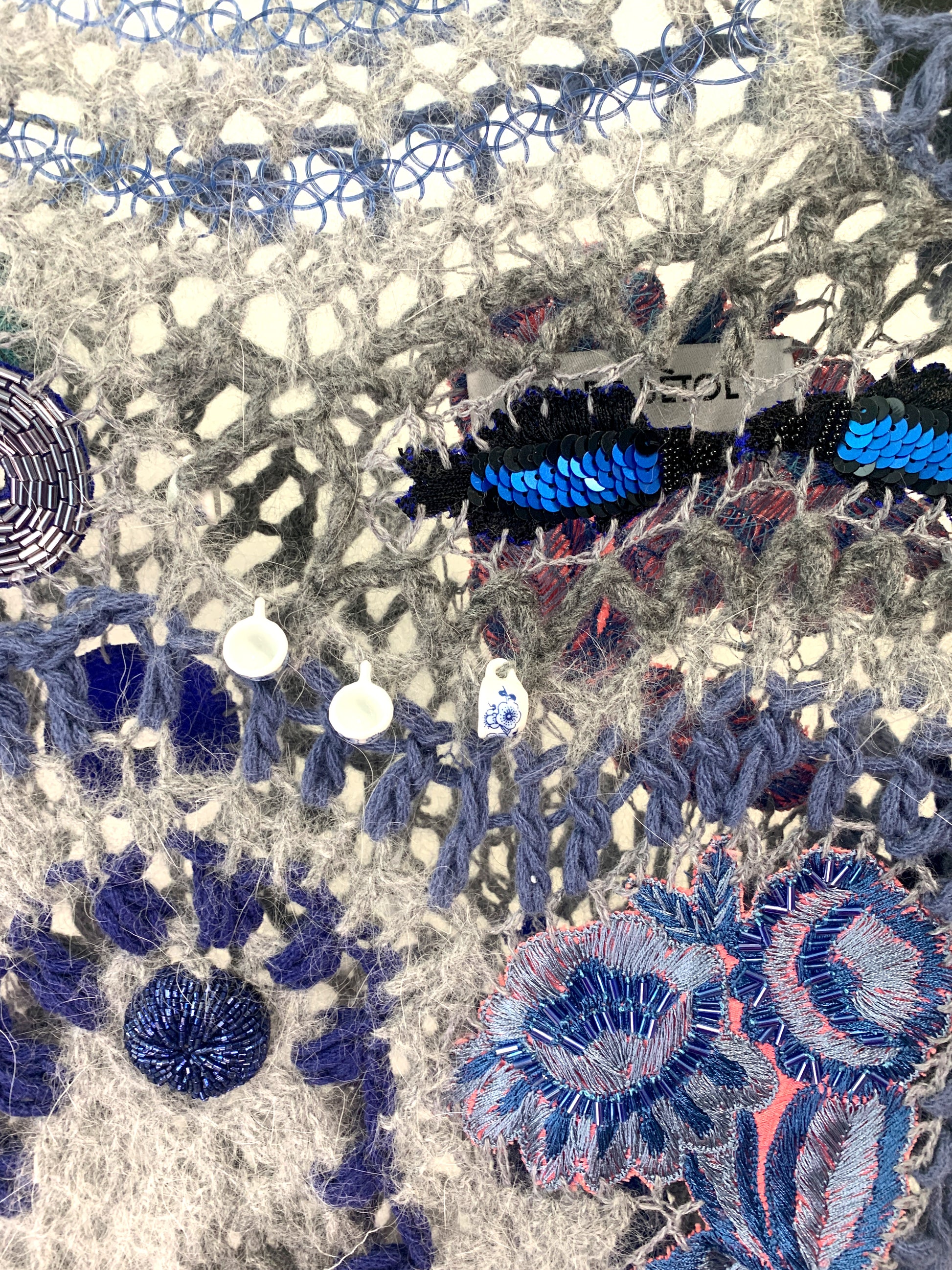 Cashmere Angora Crochet Embroidered Top-Lou de Bètoly-APOC STORE