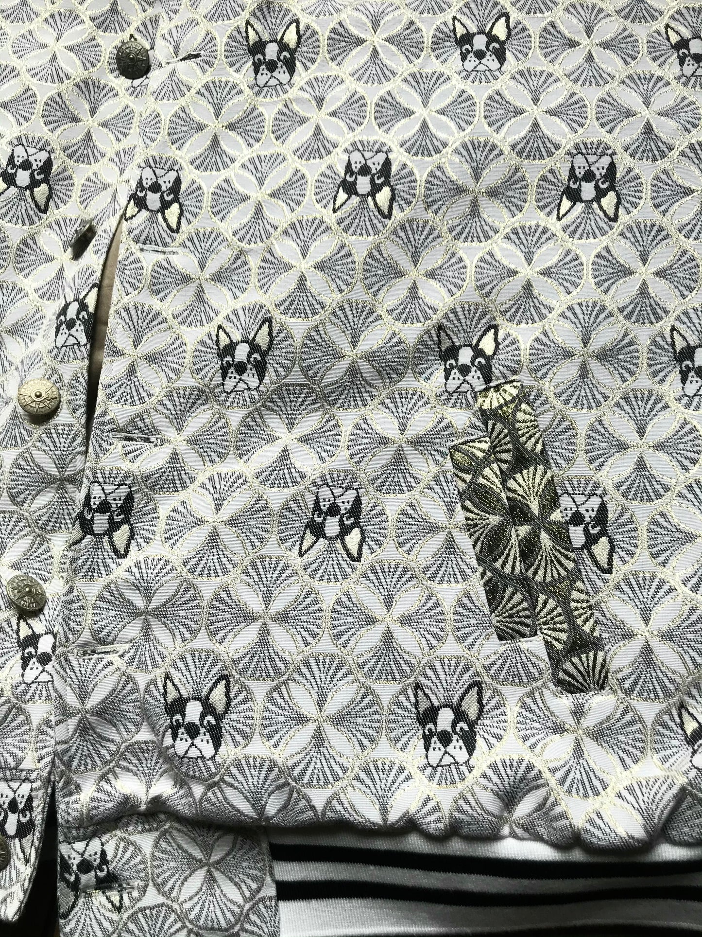 Golden Bomber Jacket-Polyhedron-APOC STORE