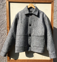 Grey Recycled Fiber Coat-Jetpack Hom(m)e-APOC STORE