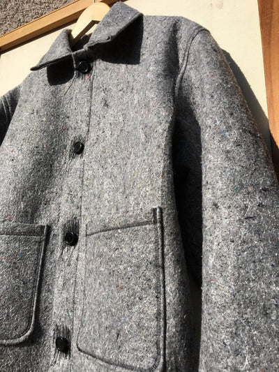 Grey Recycled Fiber Coat-Jetpack Hom(m)e-APOC STORE