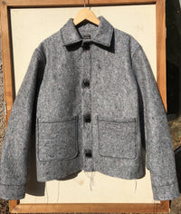 Grey Recycled Fiber Coat-Jetpack Hom(m)e-APOC STORE