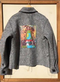Grey Recycled Fiber Coat-Jetpack Hom(m)e-APOC STORE