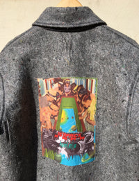 Grey Recycled Fiber Coat-Jetpack Hom(m)e-APOC STORE