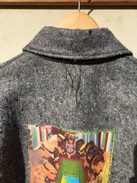 Grey Recycled Fiber Coat-Jetpack Hom(m)e-APOC STORE