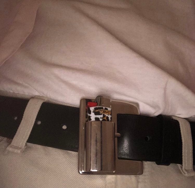 Lighter Belt Black-D’heygere-APOC STORE