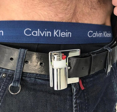 Lighter Belt Black-D’heygere-APOC STORE