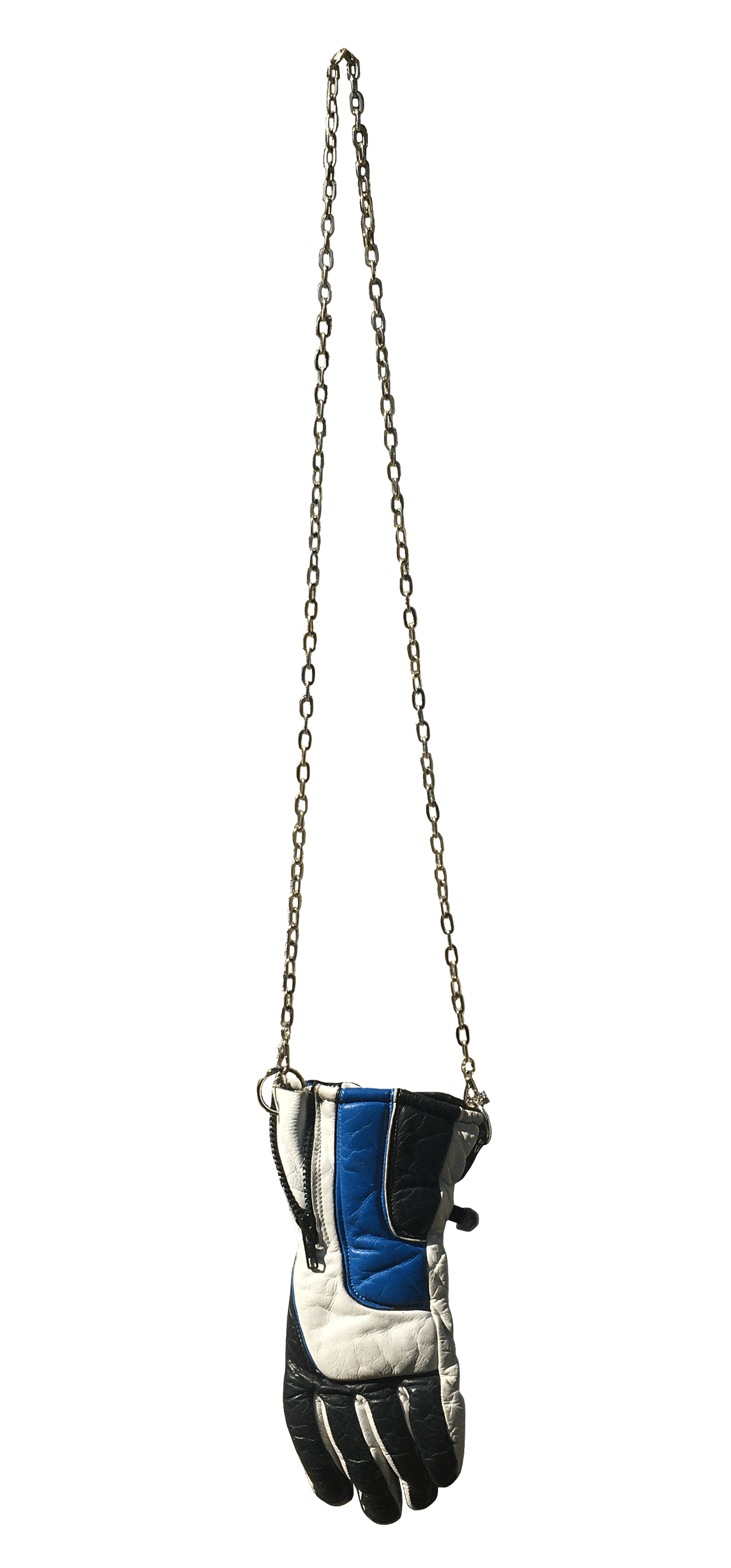 Blue and Black Long Chain Handbag-phlegm-APOC STORE