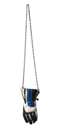 Blue and Black Long Chain Handbag-phlegm-APOC STORE