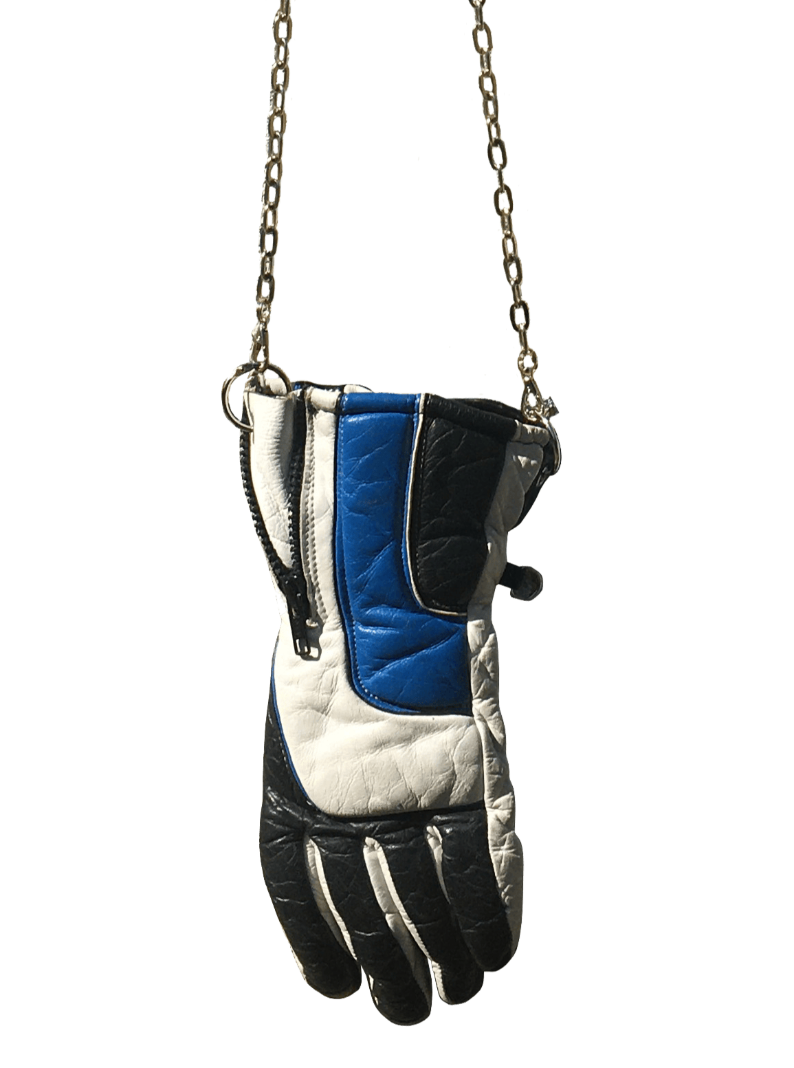 Blue and Black Long Chain Handbag-phlegm-APOC STORE