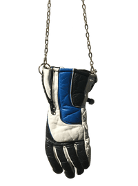 Blue and Black Long Chain Handbag-phlegm-APOC STORE